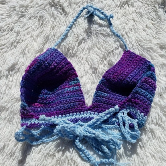 Tops - 🦄 Handmade festival crochet top